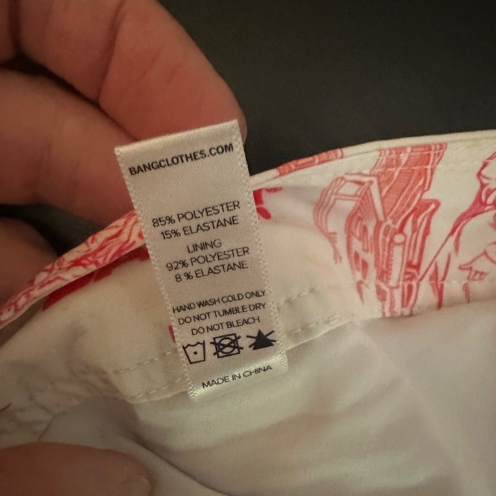 Bang Swim Trunks XL runs small Gently worn 6" inseam 85% polyester/15% elastane - Picture 7 of 8